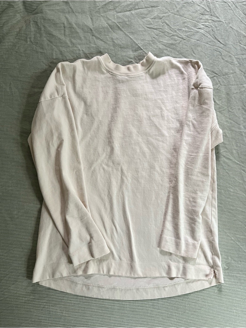AYR Long-Sleeve Crewneck Shirt - Light Cream